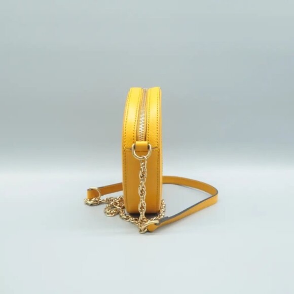 100% Authentic GUCCI Dionysus Yellow&Brown Canvas Shoulder Bag - Picture 3 of 12